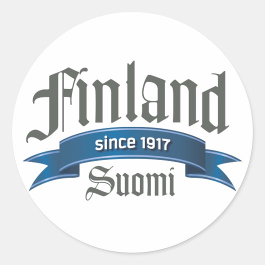 フィンランド 1917年以来 ラウンドシール (正面)