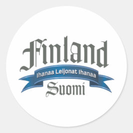 フィンランド Ihanaa Leijonat ラウンドシール