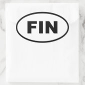 フィンランドFINヨーロッパ 楕円形シール (バッグ)