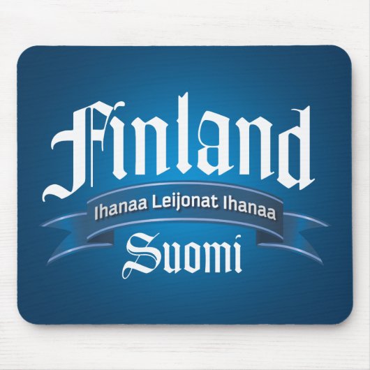 フィンランドIhanaa LeijonatのRev. マウスパッド (正面)