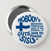 フィンランドSISUボタン 缶バッジ (正面&裏面)