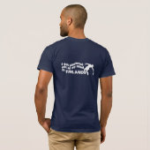 フィンランドTシャツに塗られている Tシャツ (裏面フル)