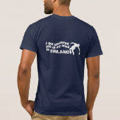 フィンランドTシャツに塗られている Tシャツ (裏面)