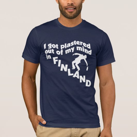 フィンランドTシャツに塗られている Tシャツ (正面)