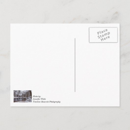 フィンリー考えウィンタースノーズユー ポストカード (裏面)