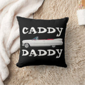 フィン付きクラシックカーのCADDY DADDY DADクッション クッション (ブランケット)