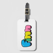 フィン ラゲッジタグ (正面縦)