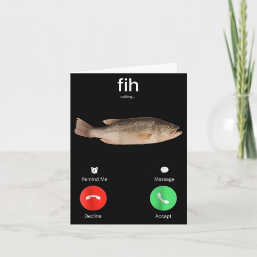 フィーの電話を思い出させてメッセージを拒否して電話を受けます カード (正面)