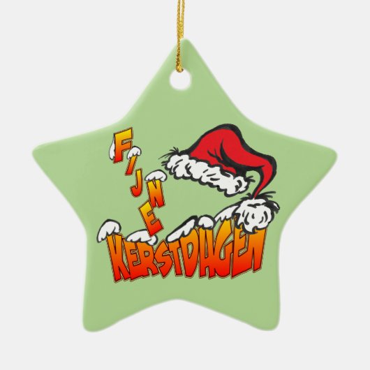 フィージンケルストゲンメットケルストムツスターオーナメント セラミックオーナメント (正面)