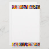 "フィージーのリズム" 便箋 (正面/裏面)