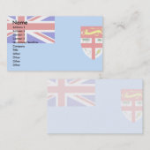 フィージーの旗 名刺 (正面/裏面)