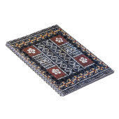 フィージーの樹皮布の布のプリントのノート ノートブック (右側)