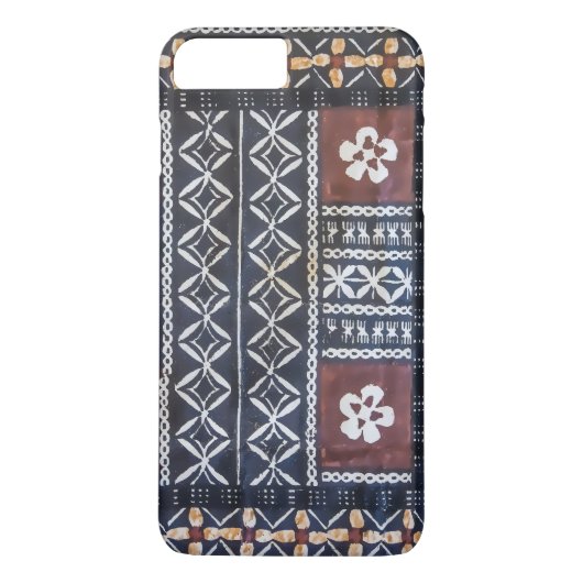 フィージーの樹皮布の布の電話箱 Case-Mate iPhoneケース (裏面)