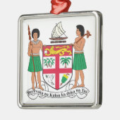 フィージーの紋章付き外衣 メタルオーナメント (左)