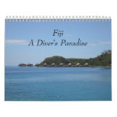 フィージー-ダイバーの楽園2018の壁掛けカレンダー カレンダー (カバー)