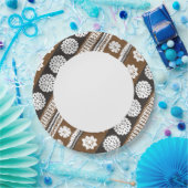 フィージーMasiのルアウ(ハワイ式宴会)の紙皿 ペーパープレート (パーティー)