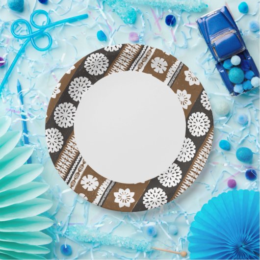 フィージーMasiのルアウ（ハワイ式宴会）の紙皿 ペーパープレート (パーティー)