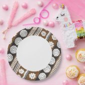 フィージーMasiのルアウ(ハワイ式宴会)の紙皿 ペーパープレート (パーティー)