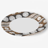 フィージーMasiのルアウ(ハワイ式宴会)の紙皿 ペーパープレート (アングル)