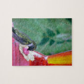 フィーダーでハミングバード ジグソーパズル (横)