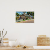 フィートの外部ビュー西およびブロック・ハウス# ポスター (キッチン)