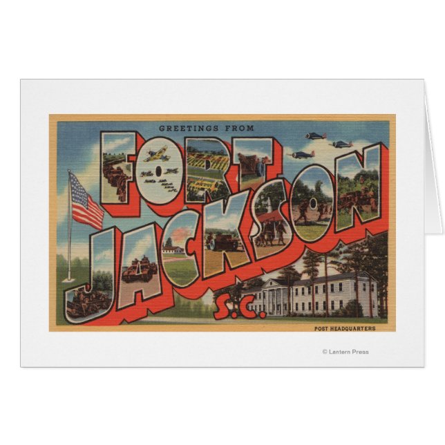 フィートサウスカロライナ州ジャクソン – ラージレターシーン (正面横)