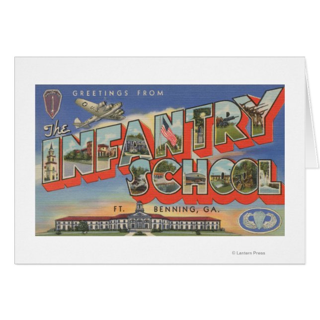 フィートジョージア州ベニング – 歩兵学校 (正面横)