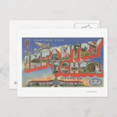 フィートジョージア州ベニング – 歩兵学校 ポストカード (正面/裏面)