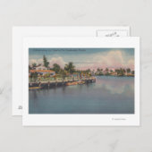 フィートフロリダ州ローダーデール – Canal Scene ポストカード (正面/裏面)