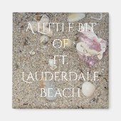 フィートローダーデールビーチサンドアンドシェル マグネット (正面)