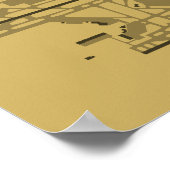 フィートローダーデール空港(FLL)ダイアグラムポスター ポスター (角)