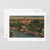 フィートローダーデール,フロリダ州 – ニューリバー&コートのビュー ポストカード (正面/裏面)