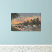 フィートローダーデールFL – ニューリバービュー&アンドリュース キャンバスプリント (インサイチュ (ウッドフロア))