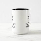 フィードバックの平静そして焦点を保って下さい マグカップ (中央)