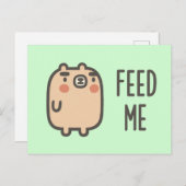 フィード・ミー ポストカード (正面/裏面)