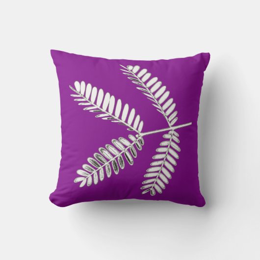 フィーバーツリー葉ズブランチクッション装飾用クッション クッション (正面)