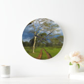 フィーバーツリー(アカシア·キサントフロエア)バイダートラック ラージ壁時計 (ホーム)