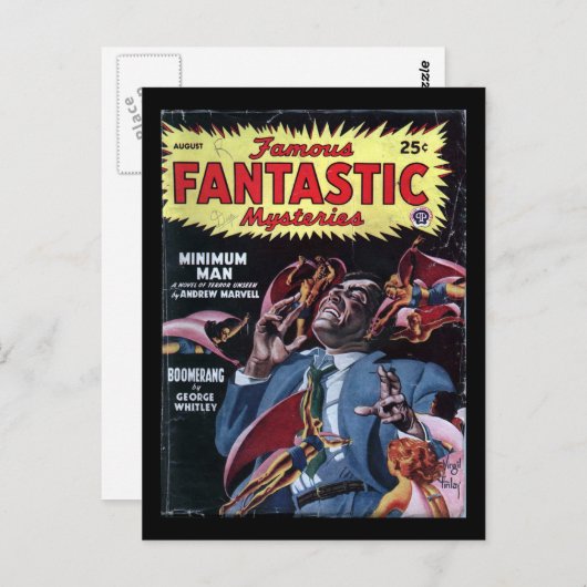 フィーモス・ファンタスティック・ミステリーズ v08 n06 (1947-08.Popula ポストカード (正面/裏面)