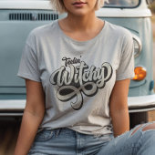 フィーリンウィッチーレトロスタイルカスタムカラーTシャツ Tシャツ