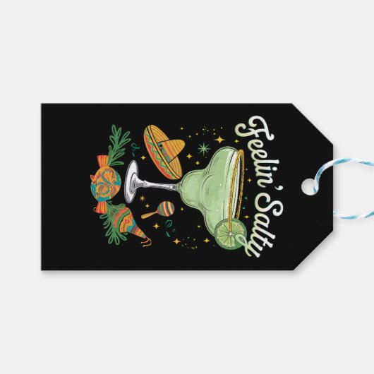 フィーリンソルティマーガリタおもしろいチンコデマヨ ギフトタグ (正面(横))