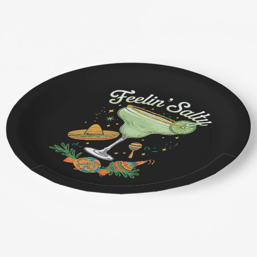 フィーリンソルティマーガリタおもしろいチンコデマヨ ペーパープレート (アングル)