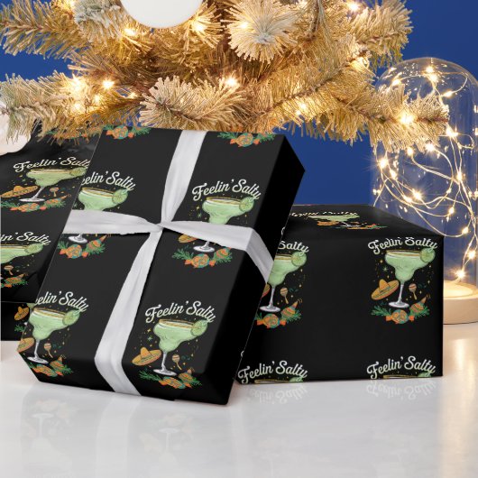 フィーリンソルティマーガリタおもしろいチンコデマヨ ラッピングペーパー (クリスマス)