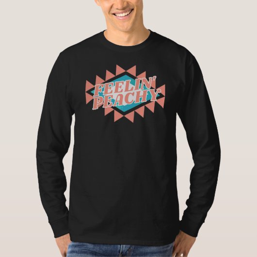 フィーリンピーチフルーツ夏ボホウェスタン Tシャツ (正面)