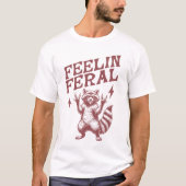 フィーリン卵おもしろい球ミームことわざ Tシャツ (正面)