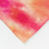 フィーリン熱い熱い絞り染めアクセント枕 フリースブランケット (角)