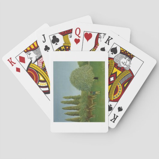 フィールズ， 1910 トランプ (裏面)