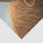 フィールドお洒落のハイランド牛と子牛のデコップド 薄葉紙 (詳細)