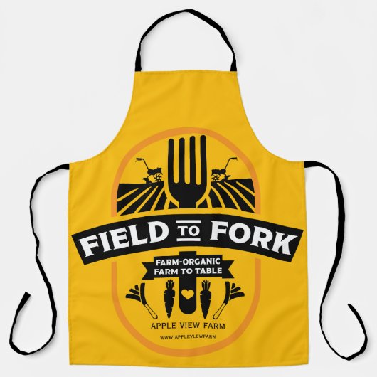 フィールドからフォーク エプロン (正面)