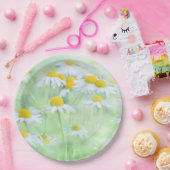 フィールドかわいらしのデイジー ペーパープレート (パーティー)