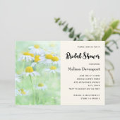 フィールドかわいらしデイジーのブライダル 招待状 (スタンド正面)